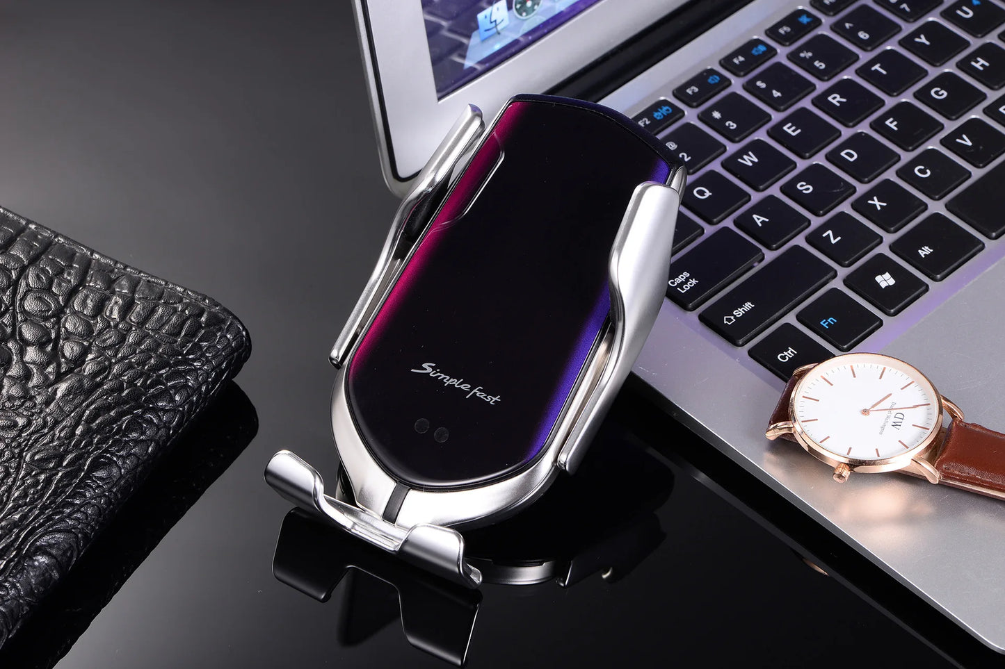 Soporte Cargador Car Wireless Carga Rapida Smart Sensor R1