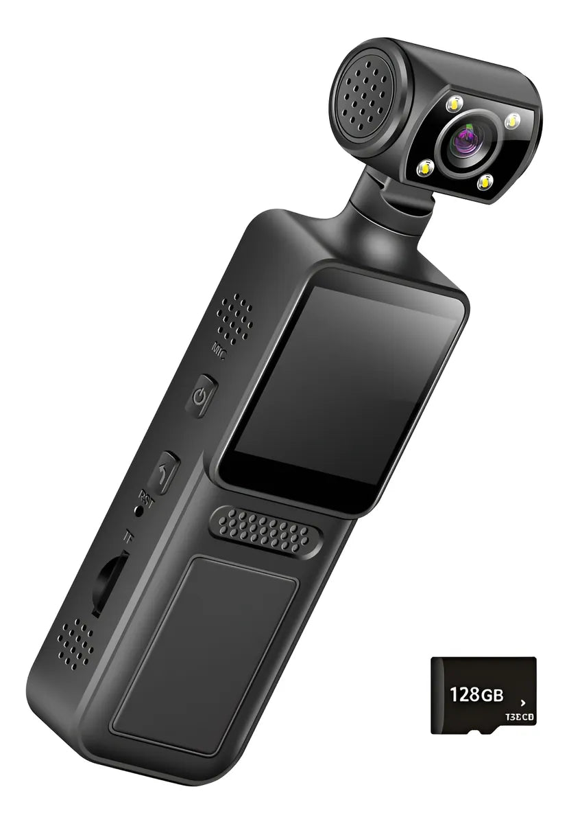 Cámara Portátil De Bolsillo 4K De Mano Con Rotación